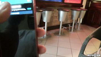 Chintia Doll  - Big Titted Waitress Fucks for Money.