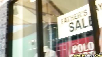 Ash and i went to the mall, he wanted to buy some surfing gear but i was out to bag a MILF.