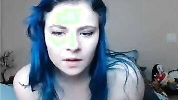 Hot bbw woman playing with her vagina