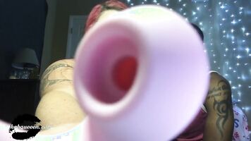 Unboxing a Clit Sucking Toy from @sammorsofficial on Twitter